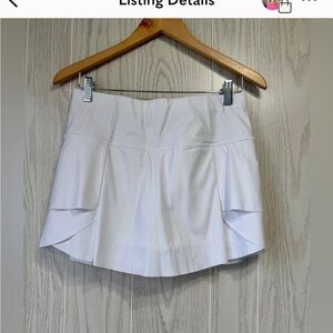Women's white skort